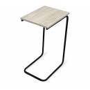 Стол журнальный Sheffilton SHT-CT9 артикул СЖ-87 дуб беленый/черный муар